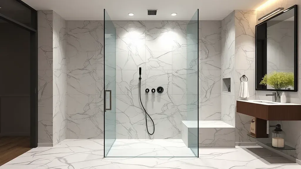 Custom Shower Installation projects in Los Angeles CA showcasing modern designs and quality craftsmanship