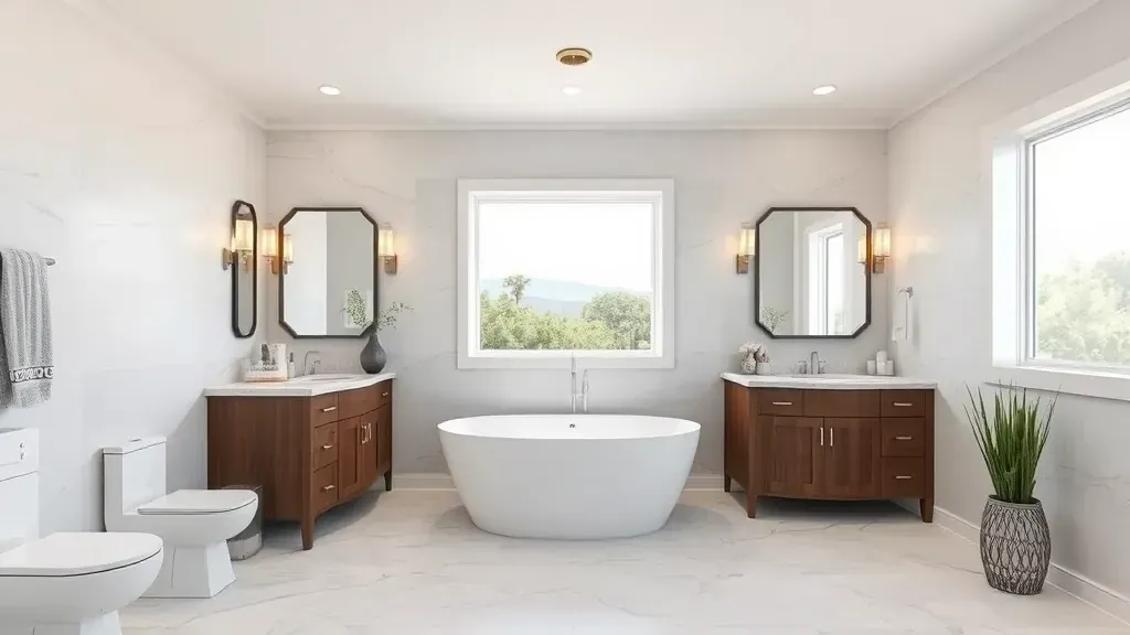 Bathroom Remodeling in View Park, CA showcasing modern designs and fixtures.