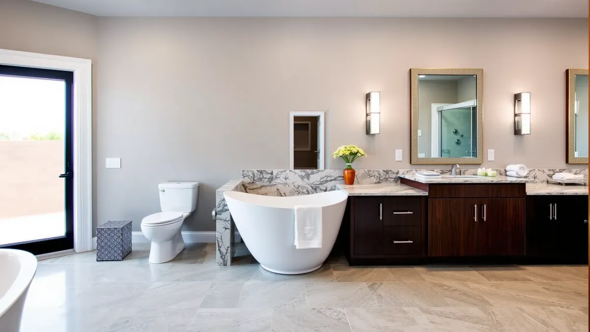 Master Bathroom Remodel projects in Los Angeles, CA, showcasing modern design and luxurious upgrades.