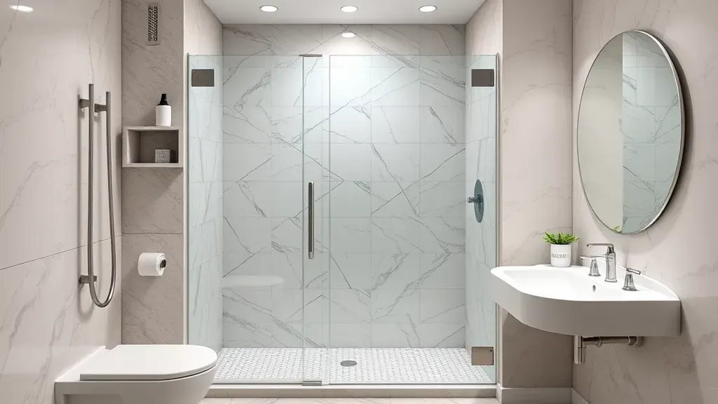 Shower Door Replacement projects in Los Angeles CA showcasing modern designs and quality craftsmanship