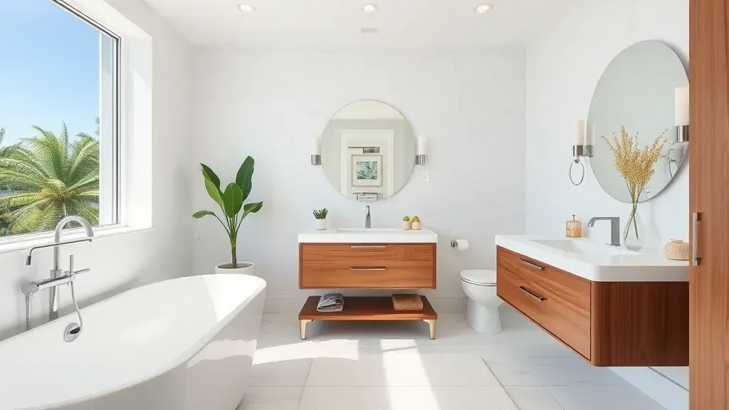 Bathroom Remodeling in Marina del Rey, CA with modern fixtures and stylish design elements.