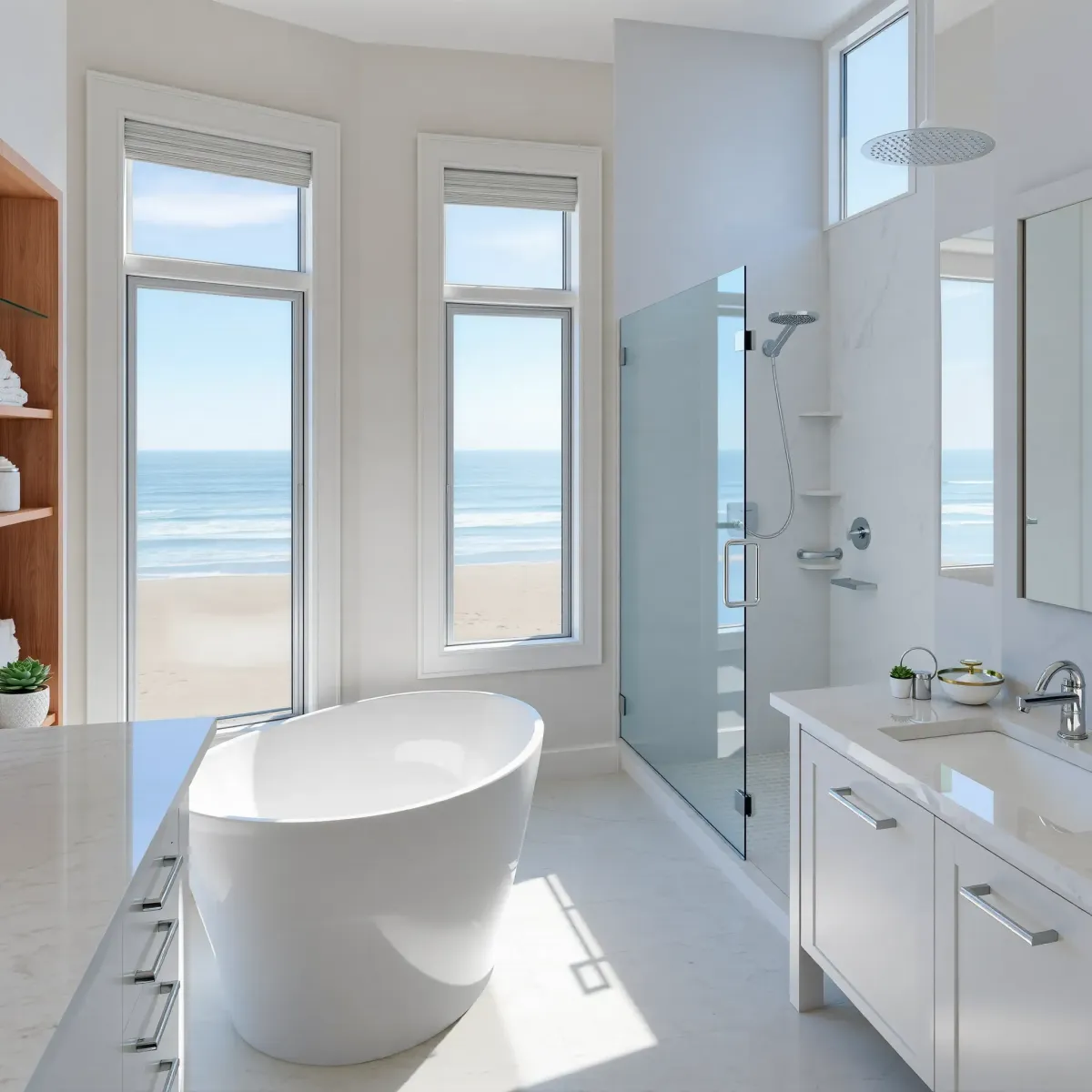 Bathroom Remodeling in Hermosa Beach, CA, showcasing modern design and quality craftsmanship.