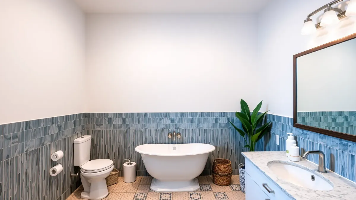 Small Bathroom Remodeling projects in Los Angeles, CA, transforming spaces with modern fixtures and efficient layouts.