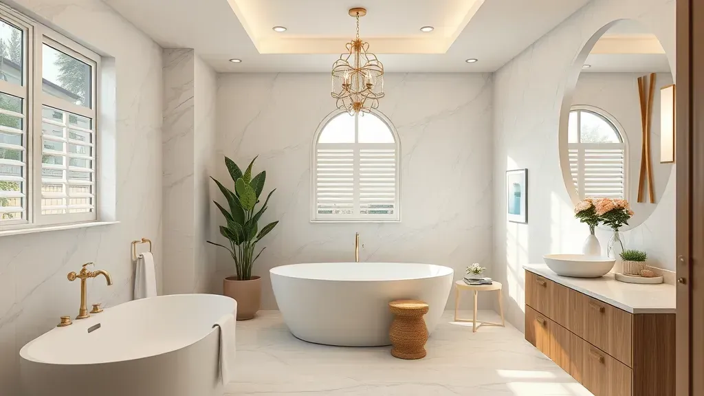 Bathroom Remodeling in Palms, CA with modern fixtures and stylish design elements.