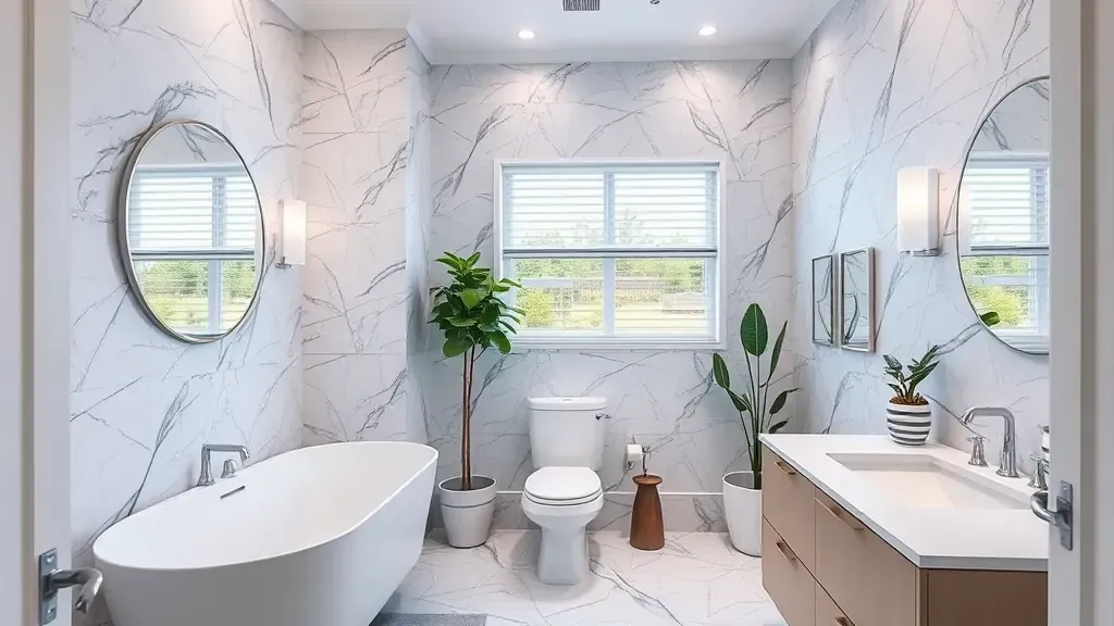 Bathroom Remodeling in Lawndale, CA with modern fixtures and stylish design elements.