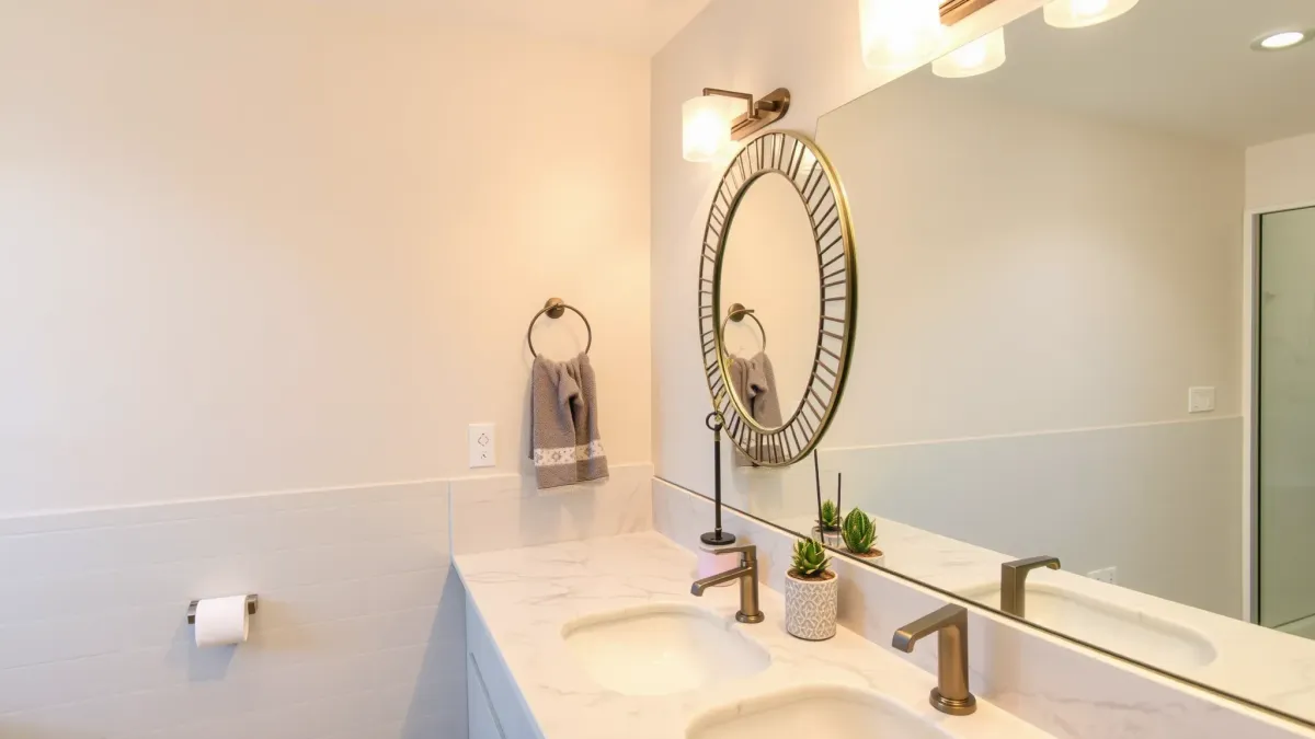Bathroom Remodeling in West Adams, CA, showcasing modern fixtures and elegant design for a stylish upgrade.