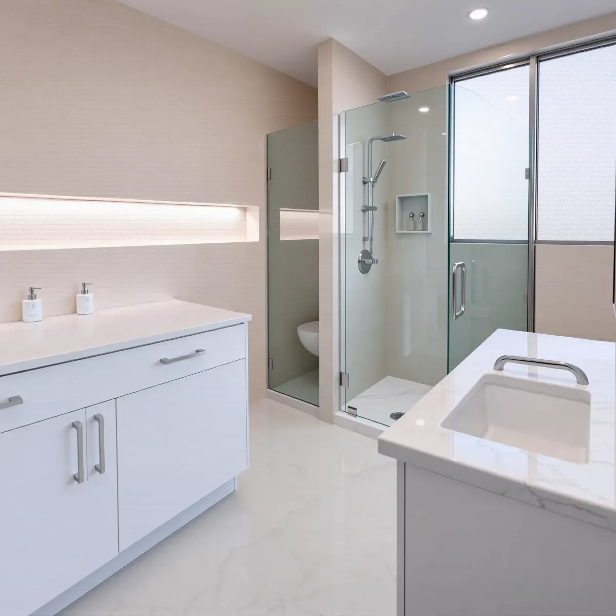 Bathroom Remodeling in El Segundo, CA, modern design, new fixtures, and updated space for a fresh look.