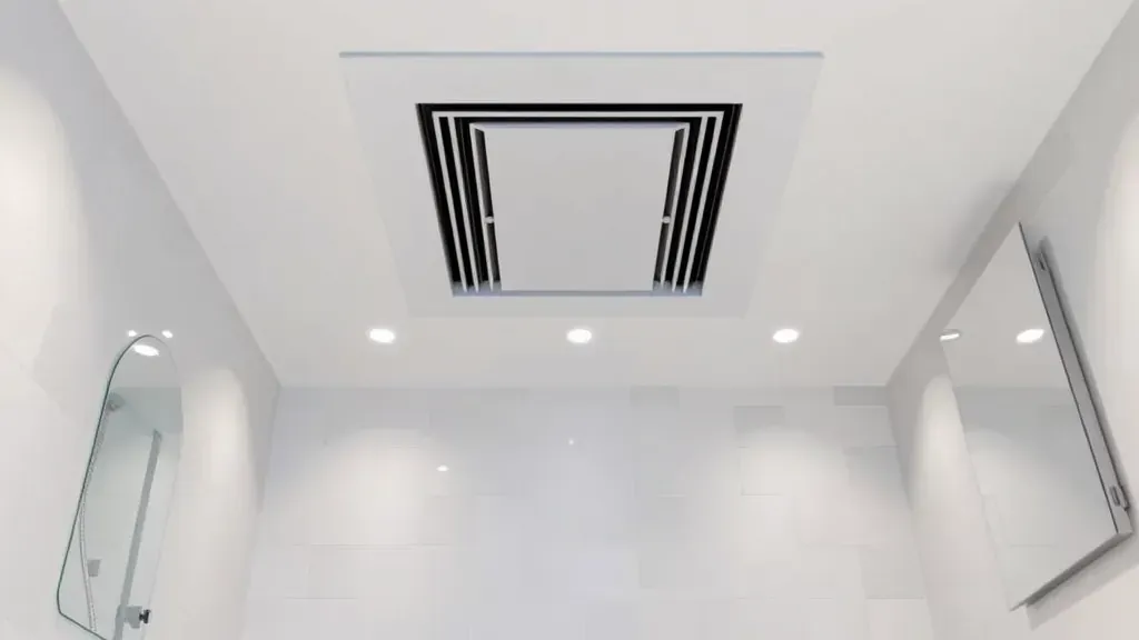 Bathroom exhaust fan installation projects in Los Angeles CA showing tools and step-by-step process