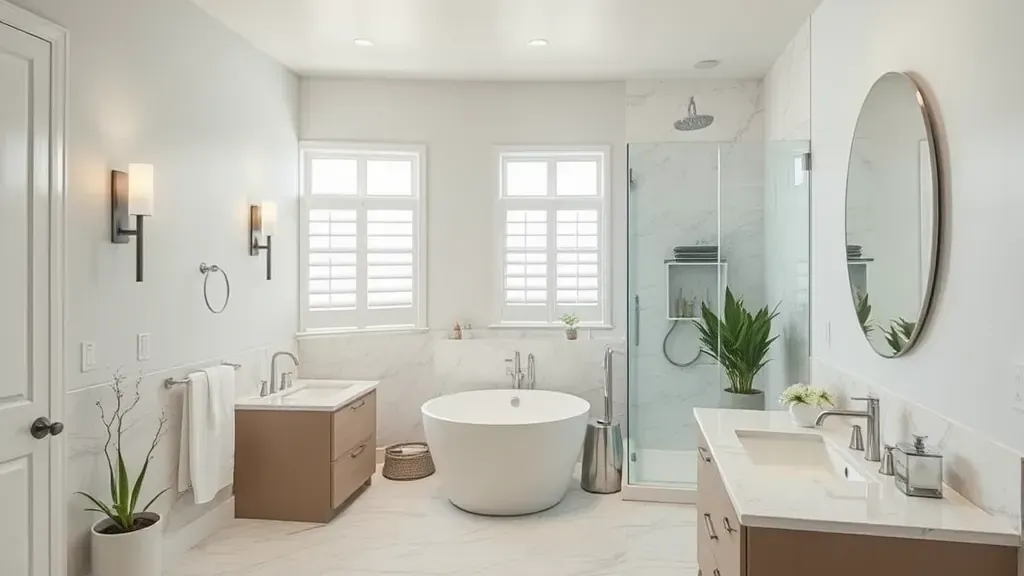 Bathroom Remodeling in Playa del Rey CA showcasing stylish designs and modern fixtures.