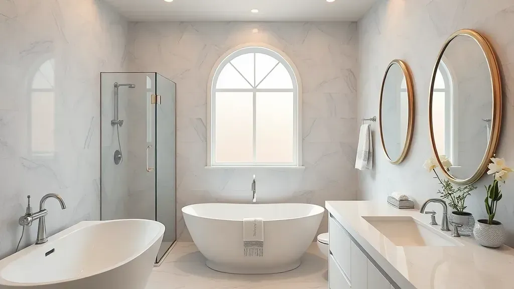 Bathroom Remodeling in Lomita CA featuring modern fixtures and elegant designs.