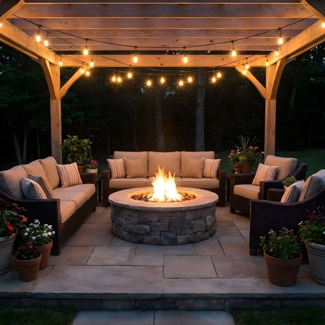 Outdoor Fireplace
