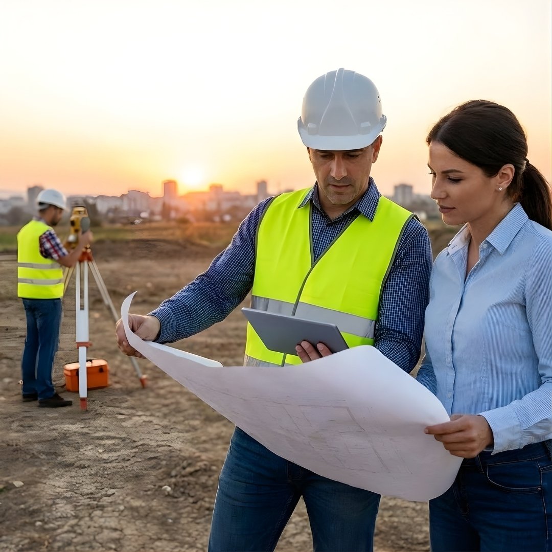 Blueprint Review and Land Survey