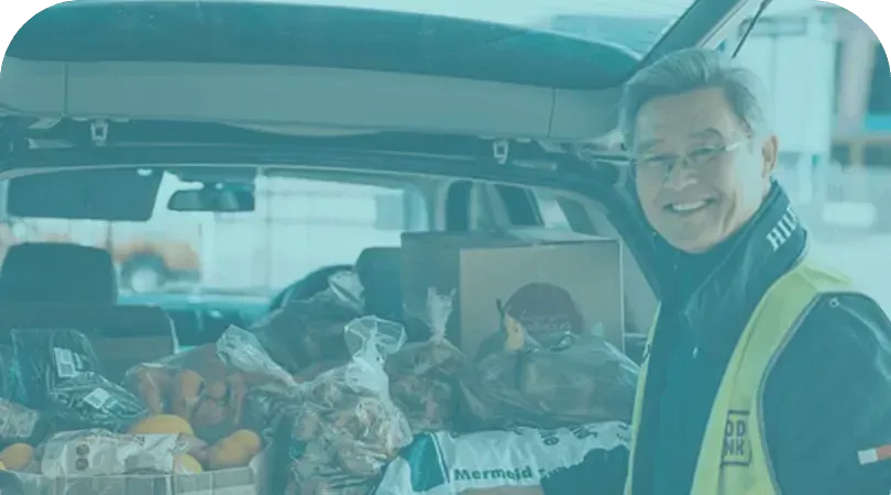 Foodbank Employee Smiling