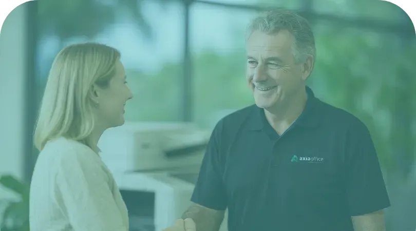 axia consultant shaking hands