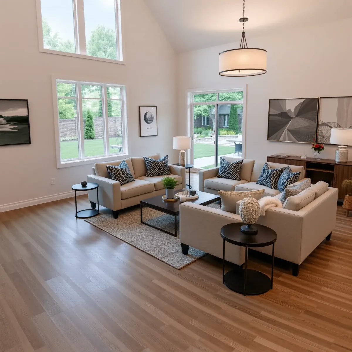 Whole-Home Remodeling in Harriman, TN, showcasing before and after images of kitchen, bathroom, and living space upgrades.
