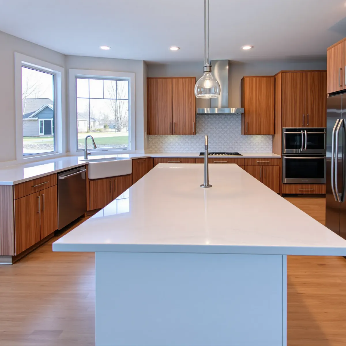 Beautiful remodeled Erwin, TN kitchen with granite countertops, stainless appliances, custom cabinetry, and natural light.
