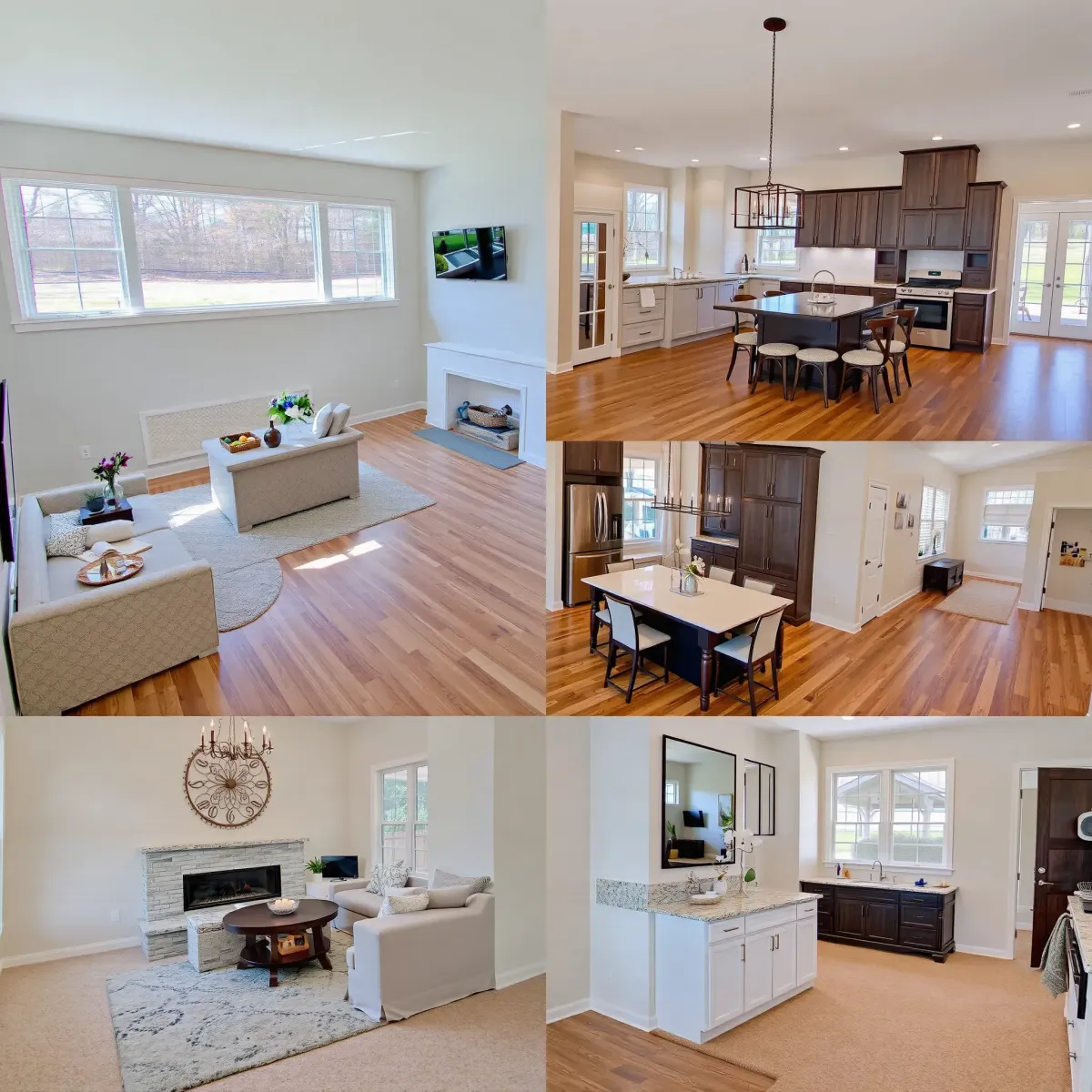 Completed whole-home remodeling in Knoxville, TN showcasing modern interior design and updated features.