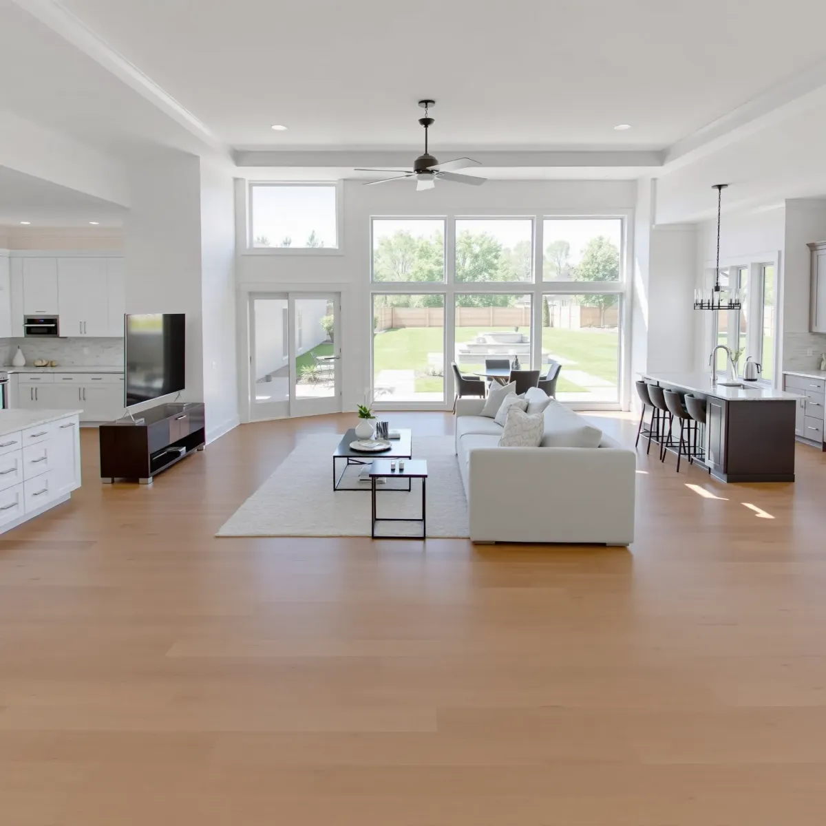 Renovated Alcoa TN home interior with modern design, hardwood floors, bright open space, stylish decor, and upgraded backyard.