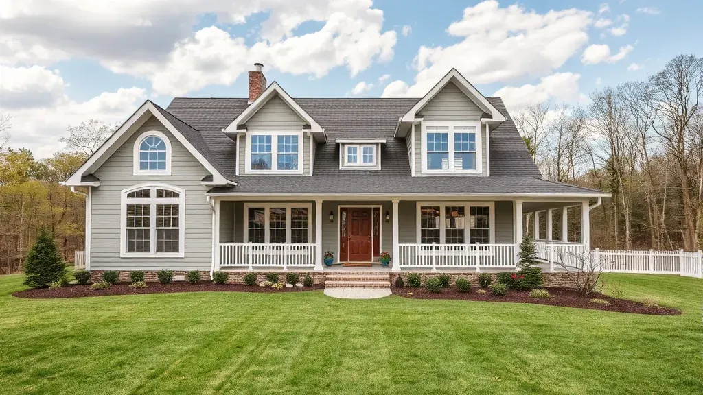 Modern Seymour home interior with hardwood floors, stylish kitchen, bright living space, landscaped backyard, and elegant decor.