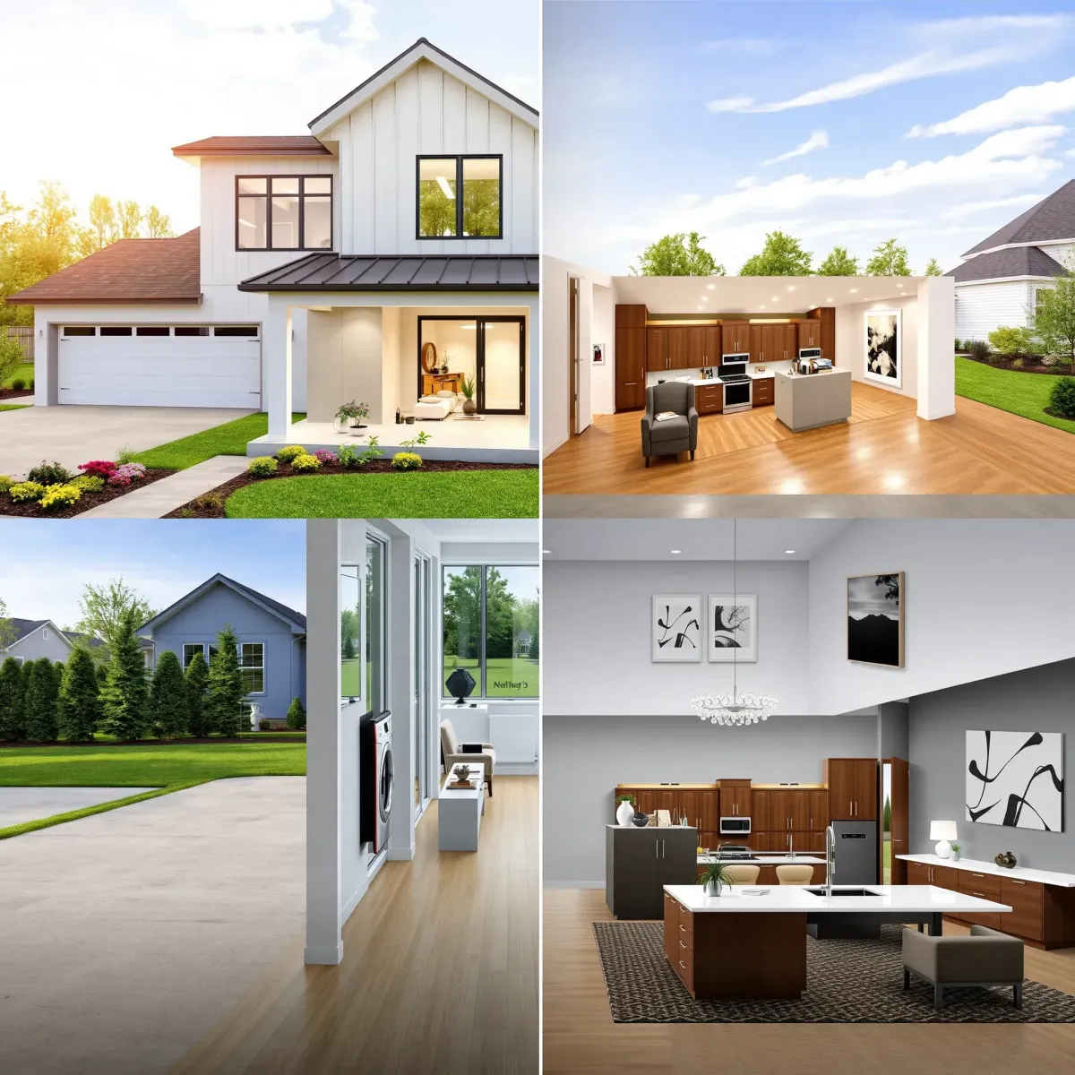 Beautiful renovated Morristown, TN home interior with open living, hardwood floors, modern furniture, and a gourmet kitchen.