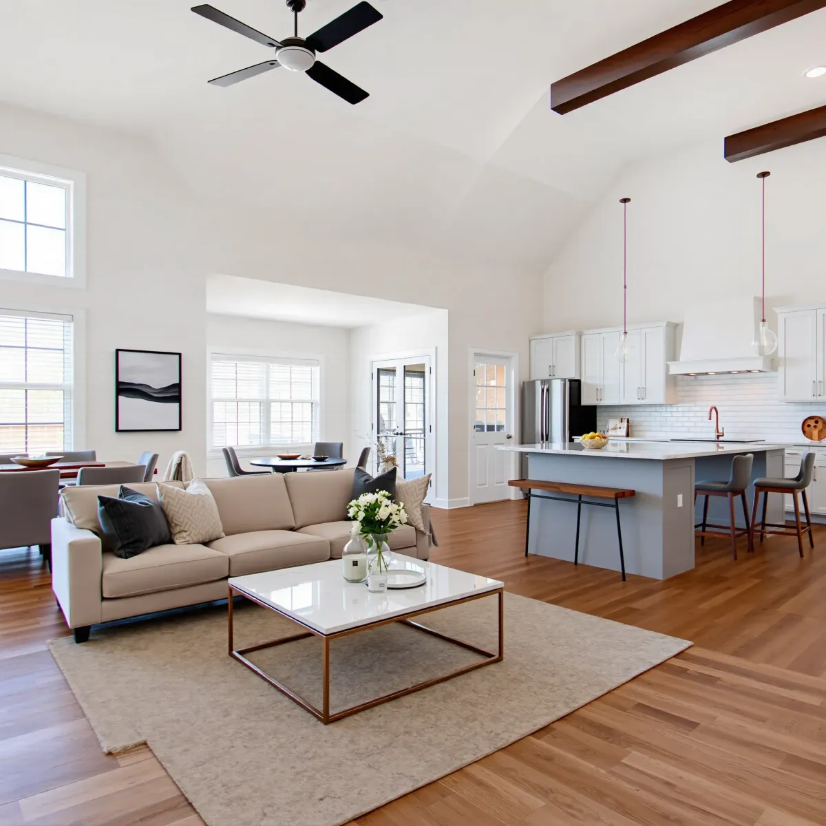Beautiful completed whole-home remodeling in Knoxville, TN showcasing modern interior design and craftsmanship.
