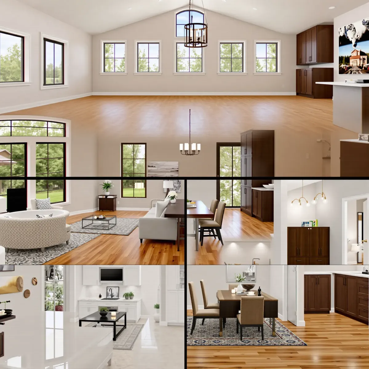 Completed whole-home remodeling in Knoxville, TN showcasing modern design, fresh interiors, and updated architecture.