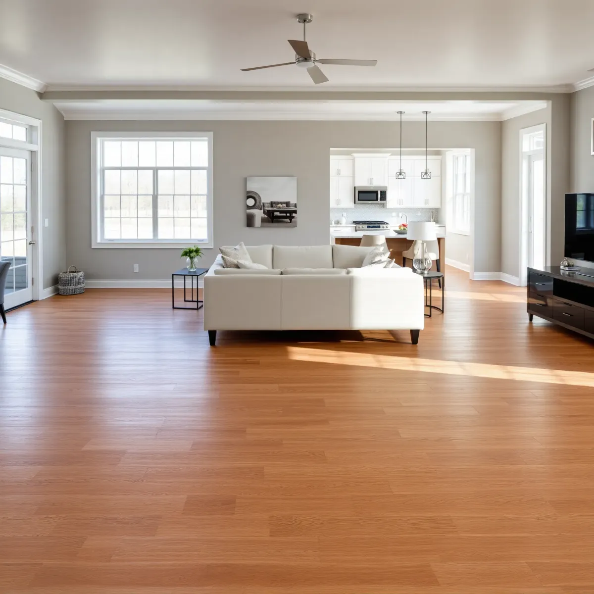 Fully remodeled modern home in Oak Ridge, TN, featuring a stylish exterior, landscaped yard, and sleek interior design.