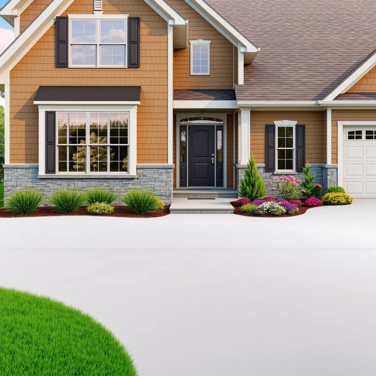 Renovated Etowah, TN home interior with modern living space, sleek furniture, granite kitchen, hardwood floors, and stylish decor.