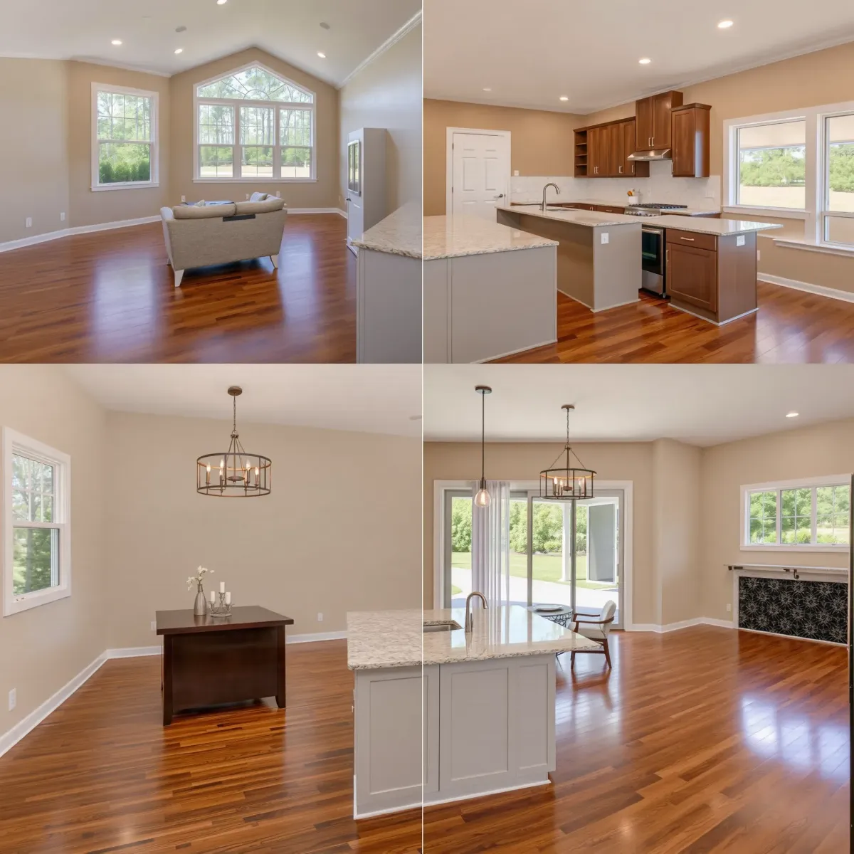 Completed whole-home remodeling in Knoxville, TN, showcasing modern interior design and upgraded space.