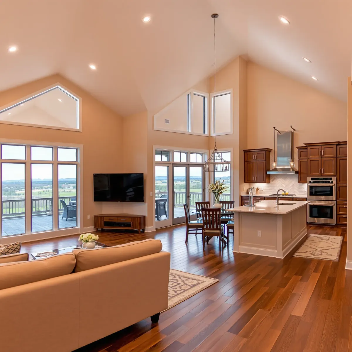 Perfectly finished whole-home remodel in Knoxville, TN showcasing modern design and sleek interior finishes.