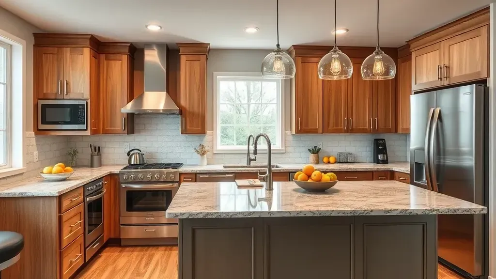 Beautiful kitchen countertop projects in Knoxville, TN showcasing modern and durable designs for your home.