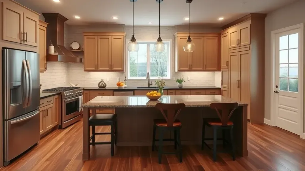 Modern kitchen design projects in Knoxville, TN showcasing sleek cabinets, stylish fixtures, and innovative layouts.