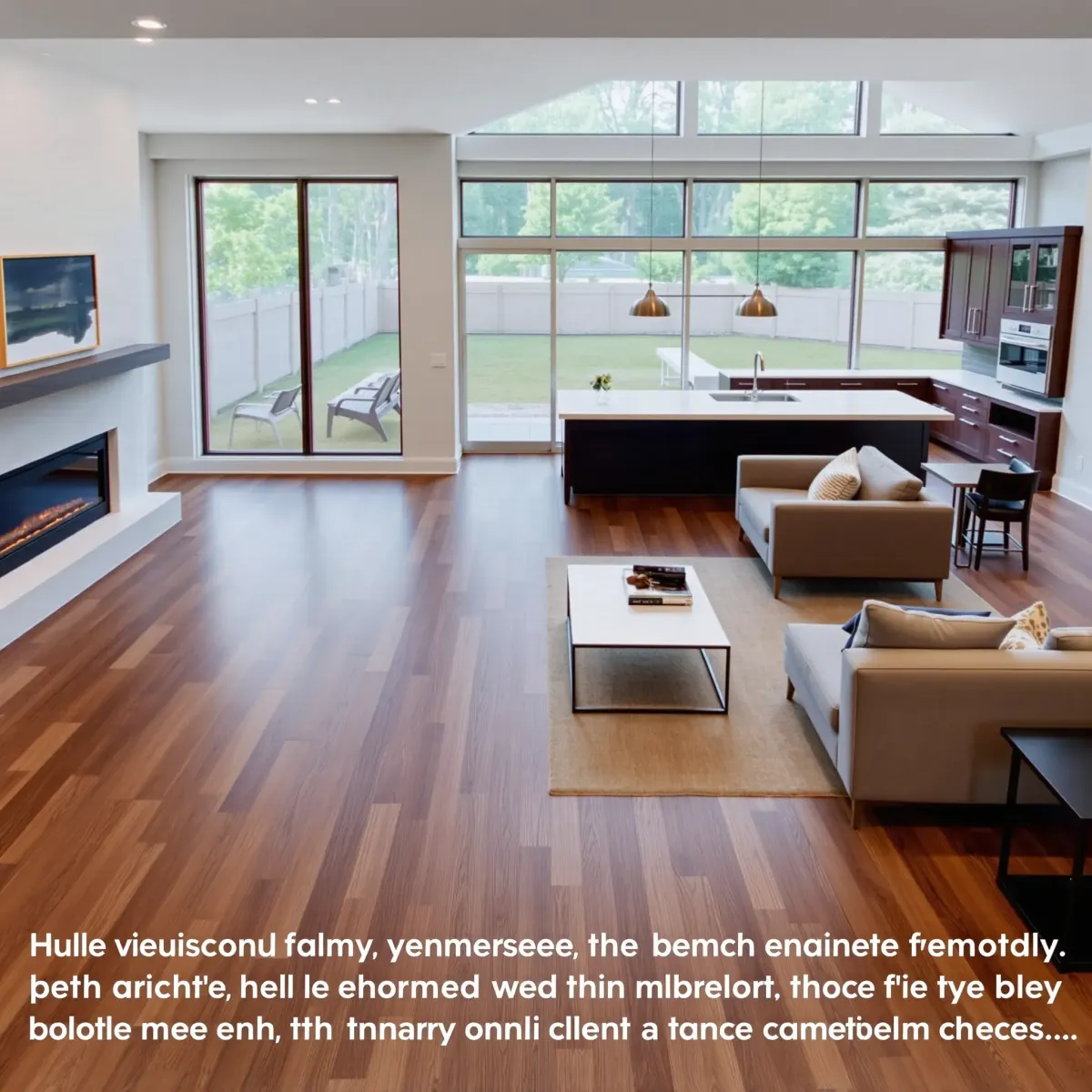 Beautiful renovated home interior in Johnson City, TN, featuring a modern living room and sleek open-concept kitchen.