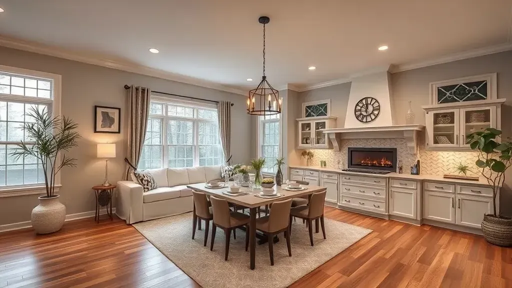 Beautiful completed whole-home remodeling in Knoxville, TN, showcasing modern interiors and updated design.