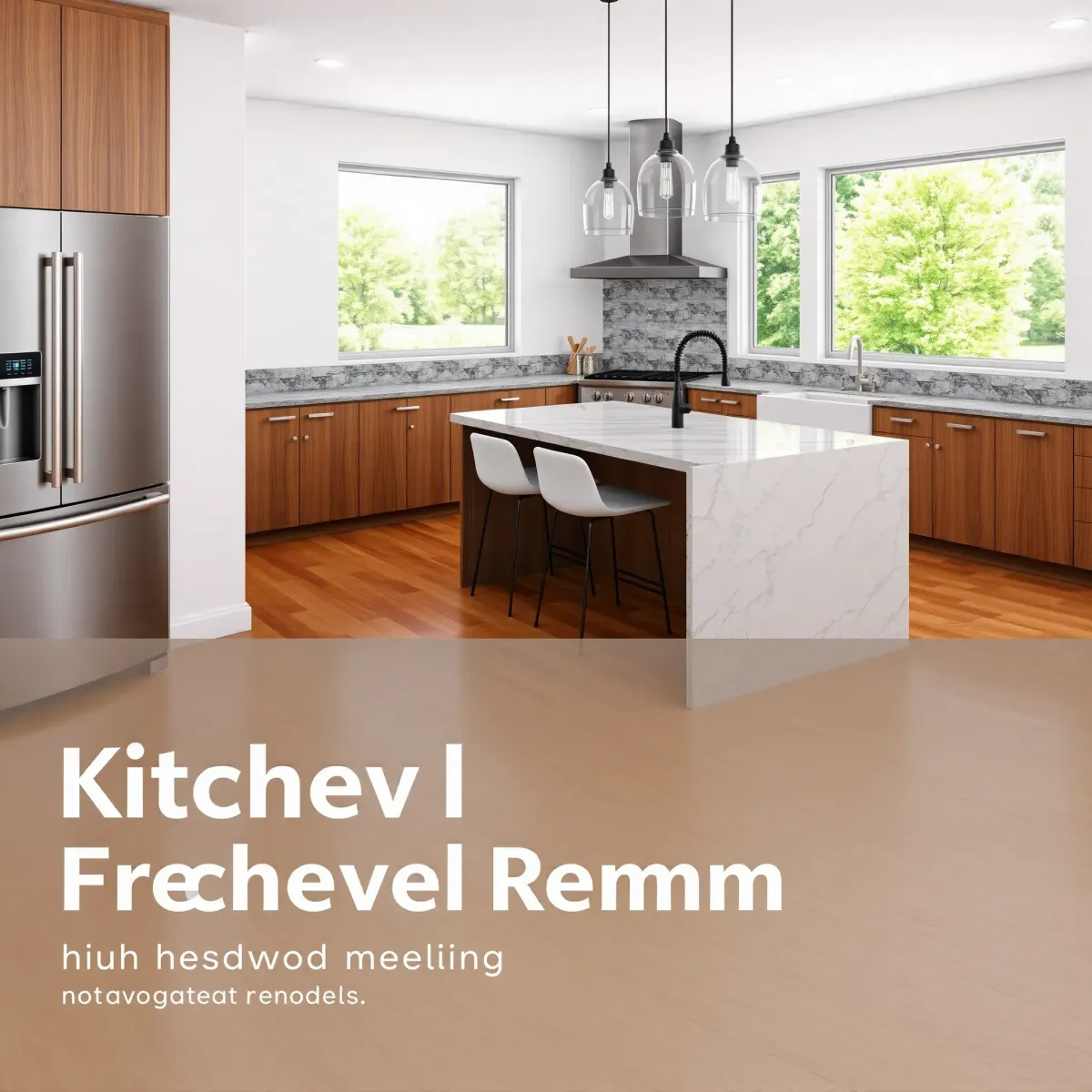 Beautiful Louisville kitchen with granite counters, stainless appliances, custom wood cabinetry, and natural light.
