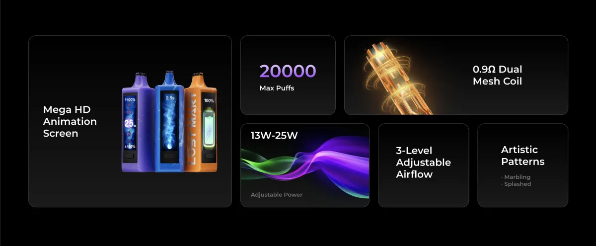 Lost Mary MO20000 Pro disposable vape 20000 puffs at J's Smoke Shop Phoenixilable for delivery in Peoria