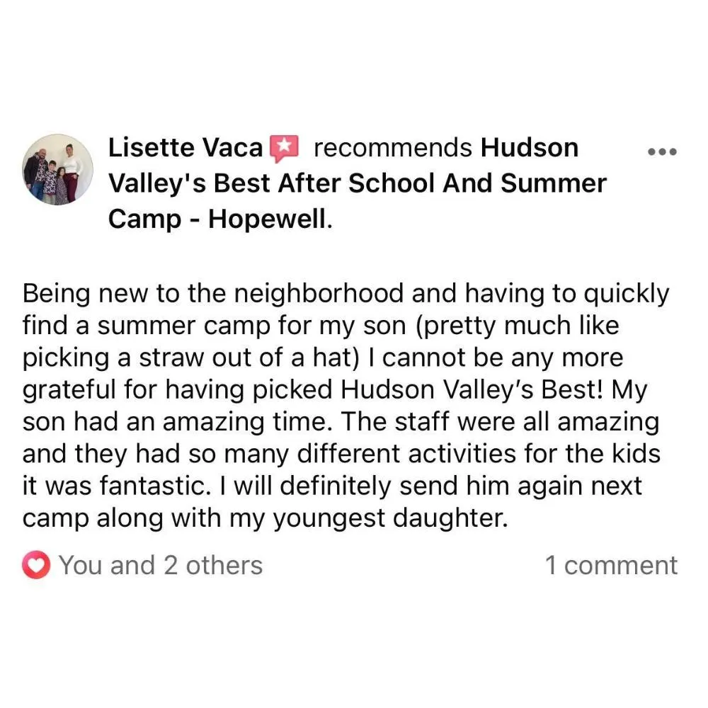 5 Star Review For Hudson Valley's Best!