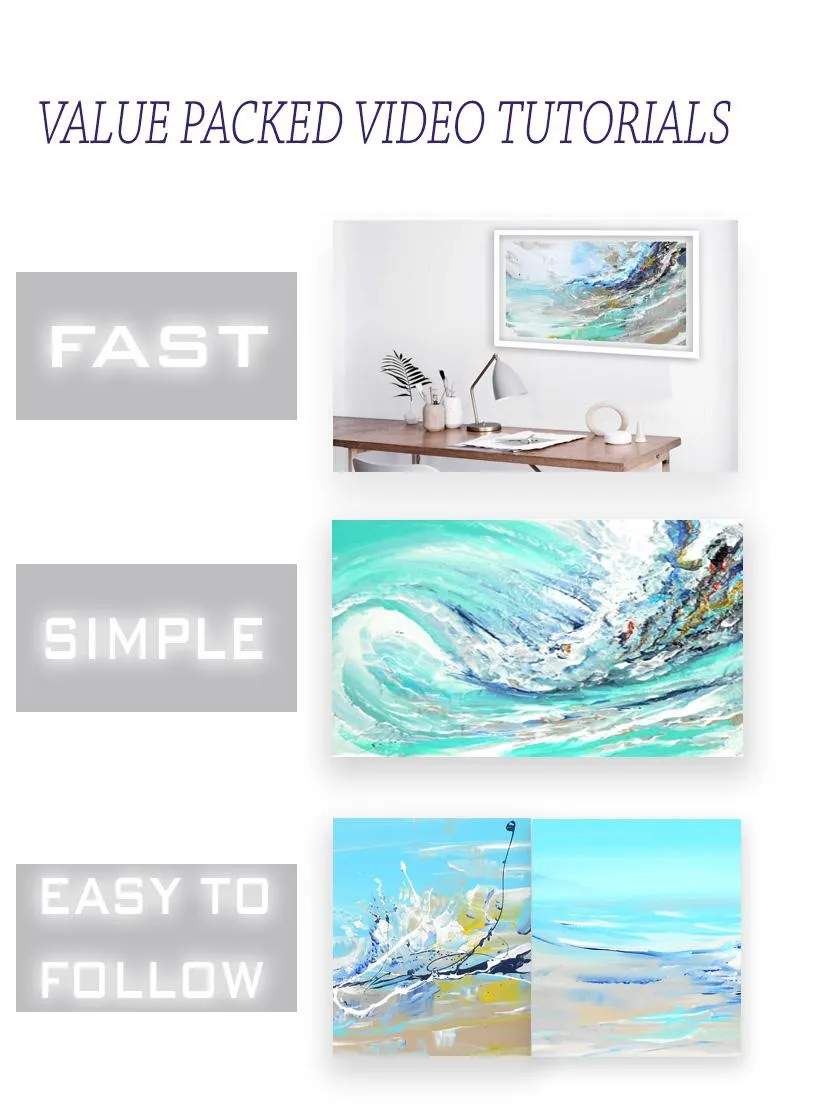 Easy simple easy to follow video tutorials