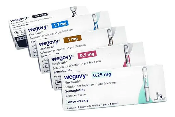 Wegovy (Semaglutide 0.25mg | 0.5mg | 1mg | 1.7mg | 2.4mg) Injection