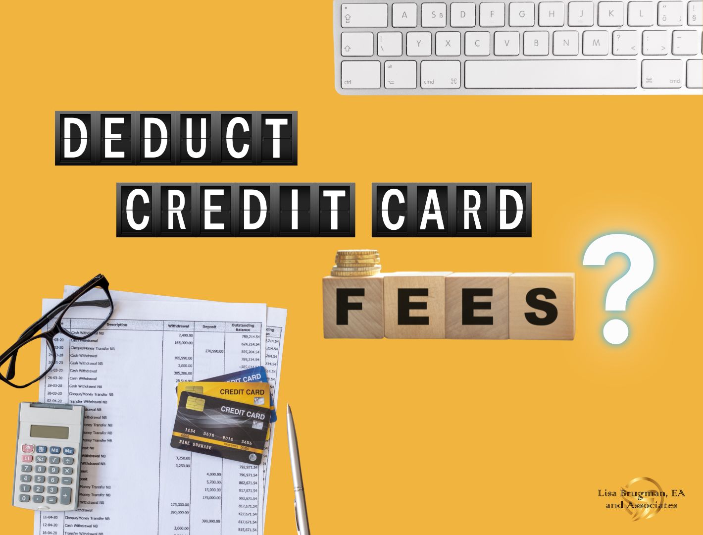Deduct Credit Card Fees 