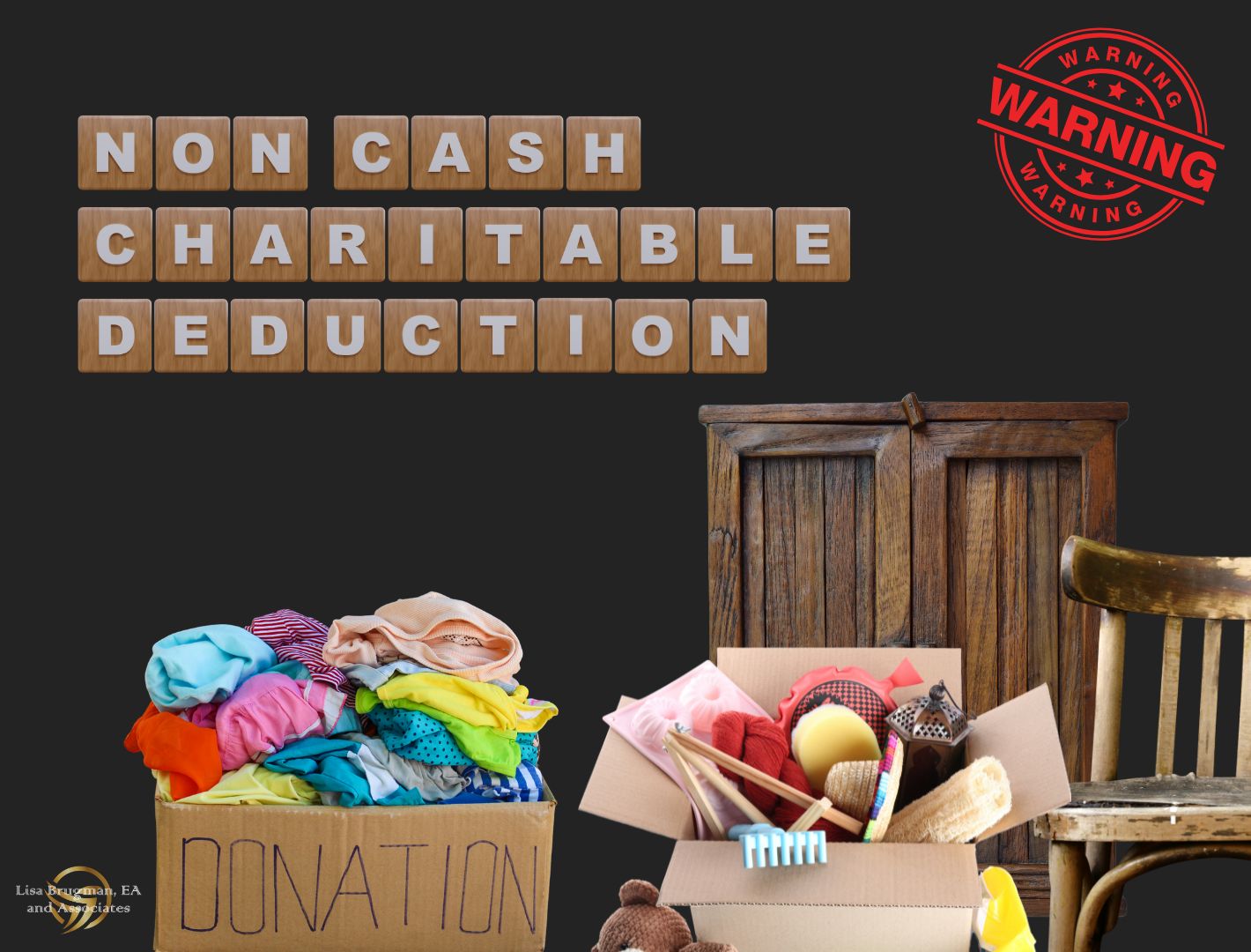 No More Goodwill or Other Non-Cash Donation?