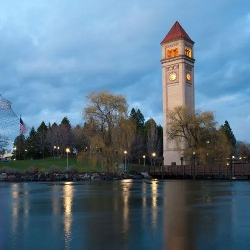 image from spokane river