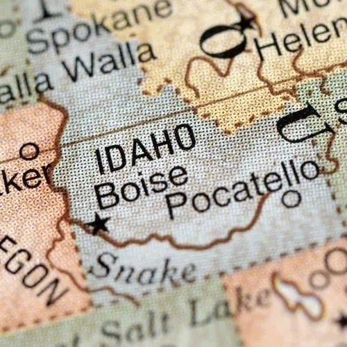 old image of idaho, showing age of community