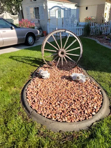 Seasonal softscape planting and maintenance by Howard & Family Lawn Services to enhance curb appeal in West Valley City
