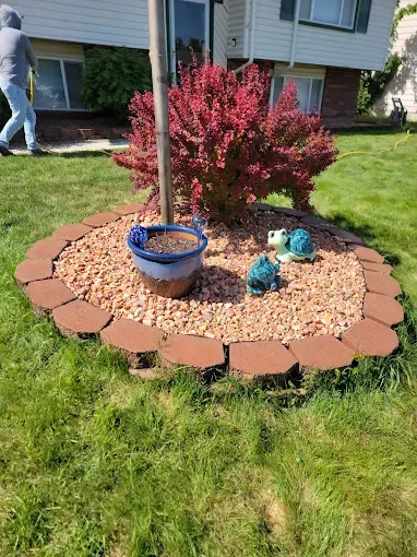 Seasonal softscape planting and maintenance by Howard & Family Lawn Services to enhance curb appeal in West Valley City