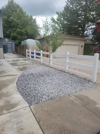New cedar fence constructed around residential yard in West Valley