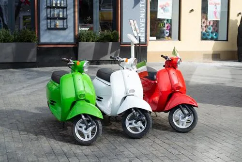 Italian scooters vespa