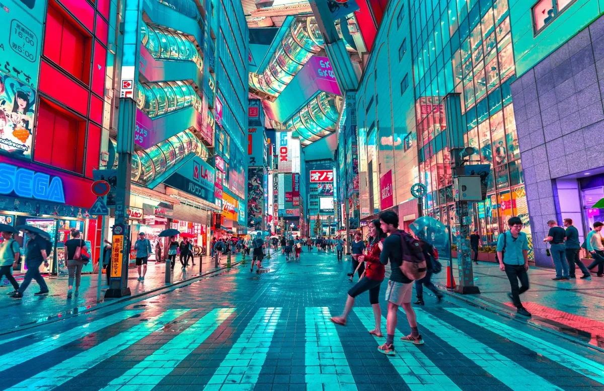 Tokyo glows