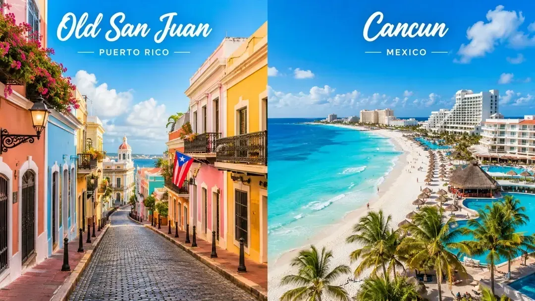 Puerto Rico vs Cancun vacation comparison for 2026 travelers