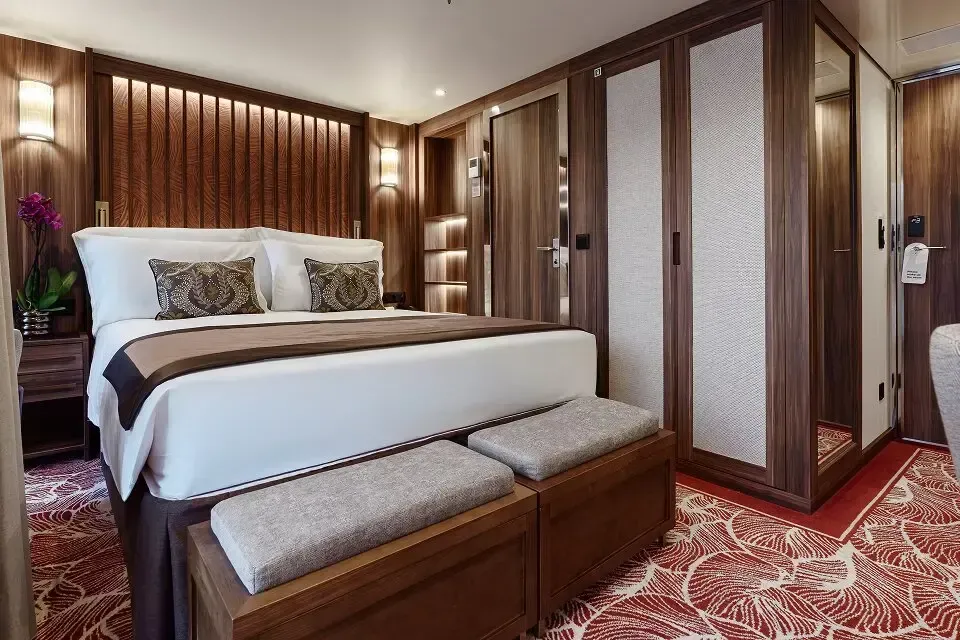 AmaWaterways cruise line stateroom